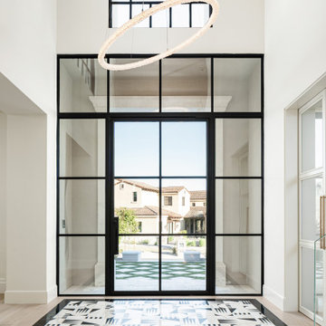 Two Story Modern Foyer