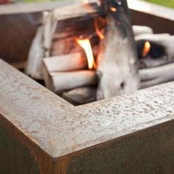 Bentintoshape 38" Square Fire Pit - Fire Pits