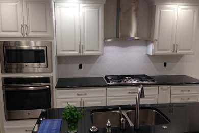 Inspiration for a transitional kitchen remodel in Other
