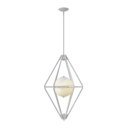 Fredrick Ramond Spectra 2-Light Ceiling Pendant in Cloud Finish - Pendant Lighting