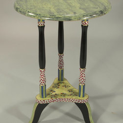 Round Tea Table - Handpainted - Products