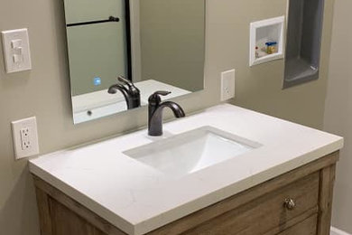 Elegant bathroom photo in Other