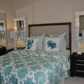 Modern Beach Bedroom by Starfish Decorating Interior Decorating