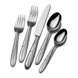 Mikasa Cocoa Blossom 18/10 65-Piece Flatware Set - Flatware And Silverware Sets