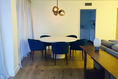 Dining room - contemporary dining room idea in San Diego