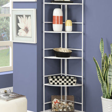 Xtra Storage 5 Tier Folding Metal Corner Shelf