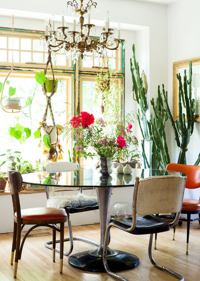 Eclectic Dining Room by Ellie Lillstrom Photography