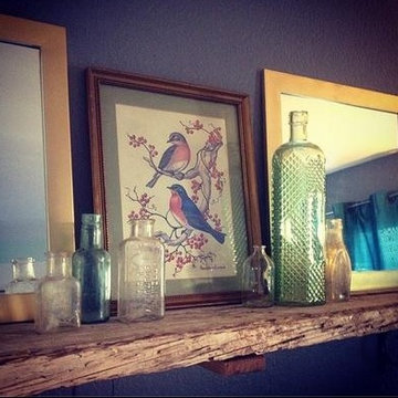 Flea Market Chic Bedroom-Shelf