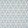 Hexagonal Wallpaper, Powder Blue, Double Roll