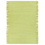 Chandra - Adaline Fringe Contemporary Area Rug, Green, 7'9"x10'6" - Update the look of your living room, bedroom or entryway with the Adaline Fringe Contemporary Rug from Chandra. Handwoven by skilled artisans, this interior area rug features authentic craftsmanship and beautiful hues of green. The rug has a 0.75" pile and is sure to make an alluring statement in your home.