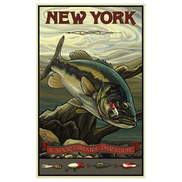 Paul A. Lanquist New York Bass Art Print, 30"x45"