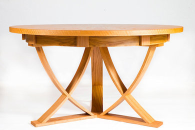 Circular Extending Dining Table by Shane Tubrid Furniture by Design