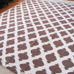 Ottoman Tile III Dhurrie Rug - Rugs