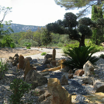 Emergence d'un jardin zen