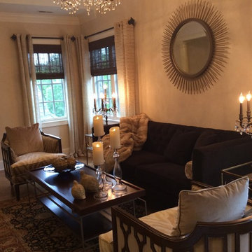 TexasGlamour Inspired Sitting Room by Juliana Ferrazzi Black-eyed Susan designer