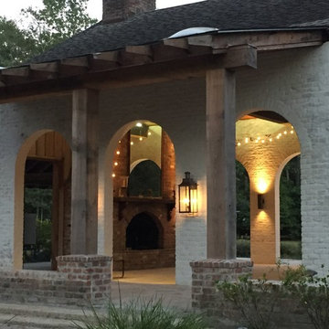 Riverwood conversion of single family house into outdoor liver space