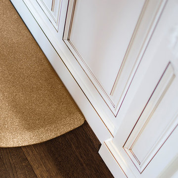 Granite Semi-Circle WellnessMat in Gold