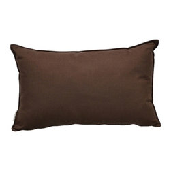 Outdoor Scatter Cushions Small Canvas Bay Brown - Outdoor Cushions And Pillows