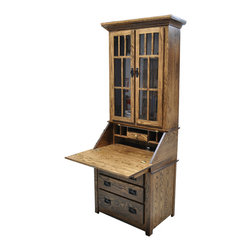 secretary desk with bookcase top - Home Office Furniture