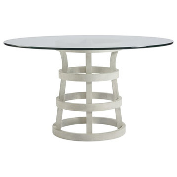Escape Round Glass Dining Table 54"