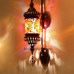 Ottoman Style Mosaic Lighting Wall Sconce - Wall Sconces