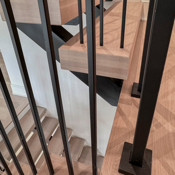 Project #122 | Freestanding Steel & Wood Staircase
