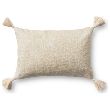 Loloi P0621 Ivory 13" x 21" Cover Only Pillow