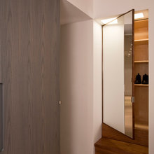mirrored door