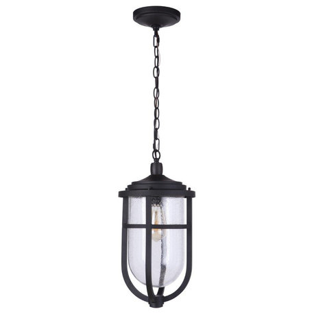 Craftmade Voyage 1-Light Outdoor Pendant ZA4721-MN, Midnight