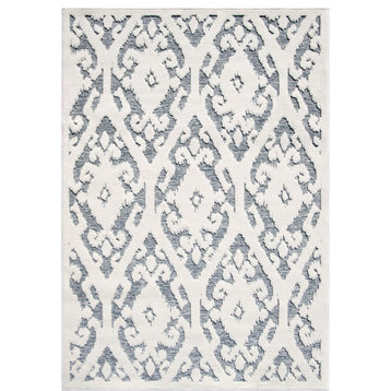 Orian Nouvelle Boucle Toscana Natural Skyview Area Rug, 5'2" x 7'6"