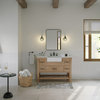 Bosque Bath Vanity, Weathered Fir, 48", Single Sink, Farmhouse, Freestanding