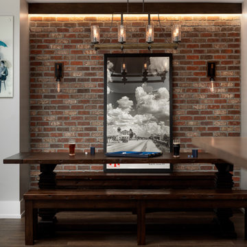 Basement Pub and Home Theater
