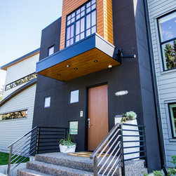 Contemporary Custom Home - Siding And Stone Veneer