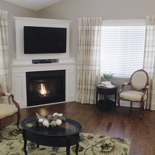 Corner Fireplace