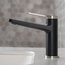 KRAUS Indy Bathroom Faucet in Spot Free Stainless Steel/Matte Black