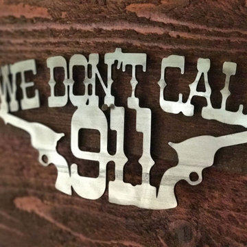 Signage - Laser & Waterjet Cutting