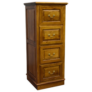 Parker House Hilton 4 Drawer Tall File Cabinet Transitional