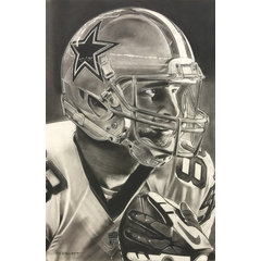 Dallas Cowboys Helmet Print – Hobrecht Sports Art