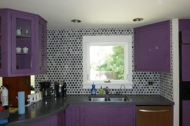 Trendy kitchen photo in Denver