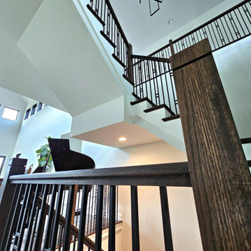 Project #109 | U-Shaped Stairs in Countryside Retreat
