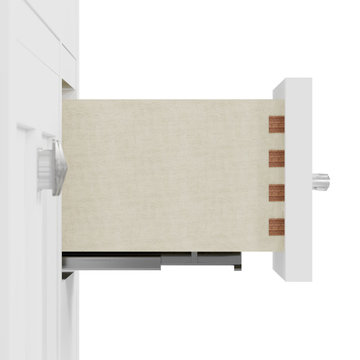 Caroline Parkway 78'' White Bathroom Vanity