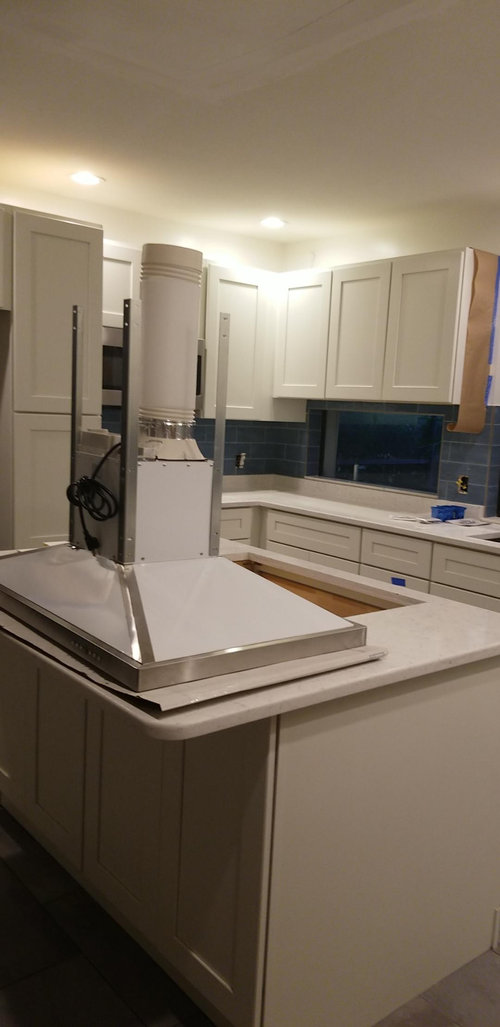 Island Vent hood location