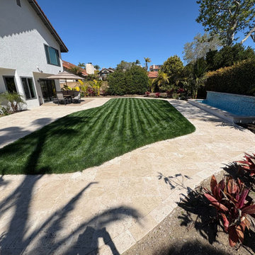 Backyard Remodel: Paver Patio, Artificial Turf, Landscaping in San Diego, CA
