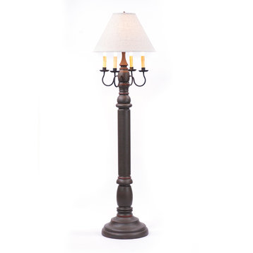 General James Floor Lamp in Espresso with Shade