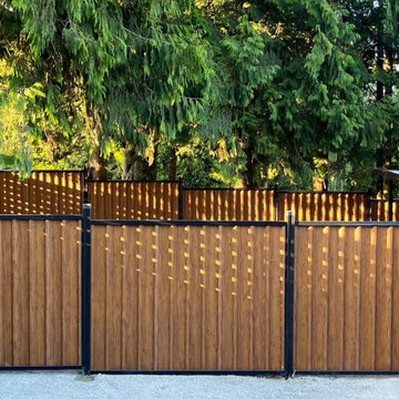 Metal fence
