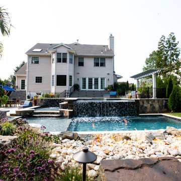 An Outdoor Oasis with Rustic Charm