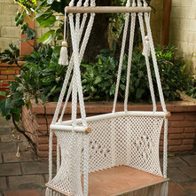 Handmade Macramé Adult Chair by HangAHammock on Etsy