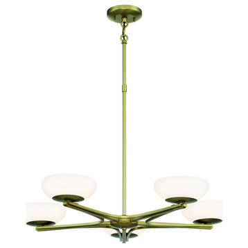 Scale LED Chandelier, Soft Rass