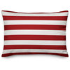 North Pole Candy Cane Co 14"x20" Throw Pillow