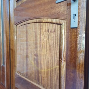 Bespoke Entry Doors | 2.25in Double Arch Top Entry with Transom & Sidelites